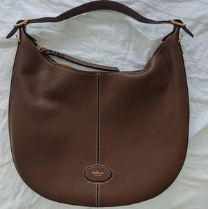 Mulberry small selby in tan silky calf